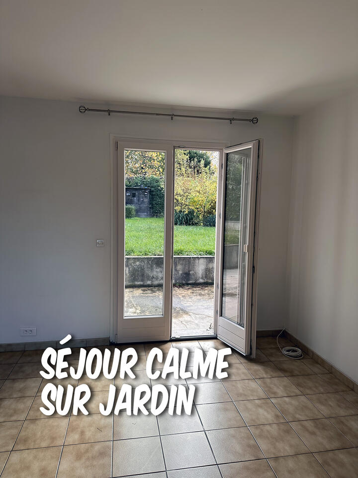 séjour calme sur jardin